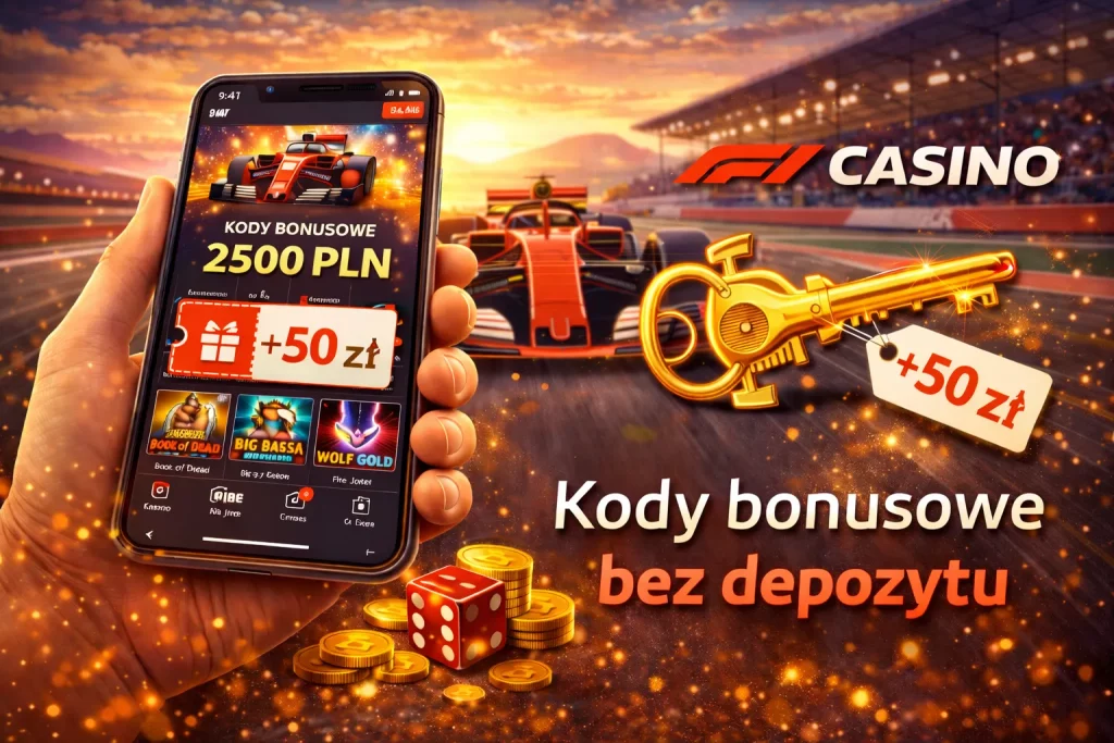 F1 Casino No deposit bonus
