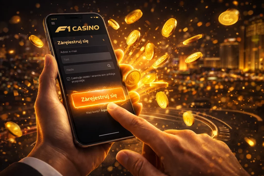 F1 Casino welcome bonus
